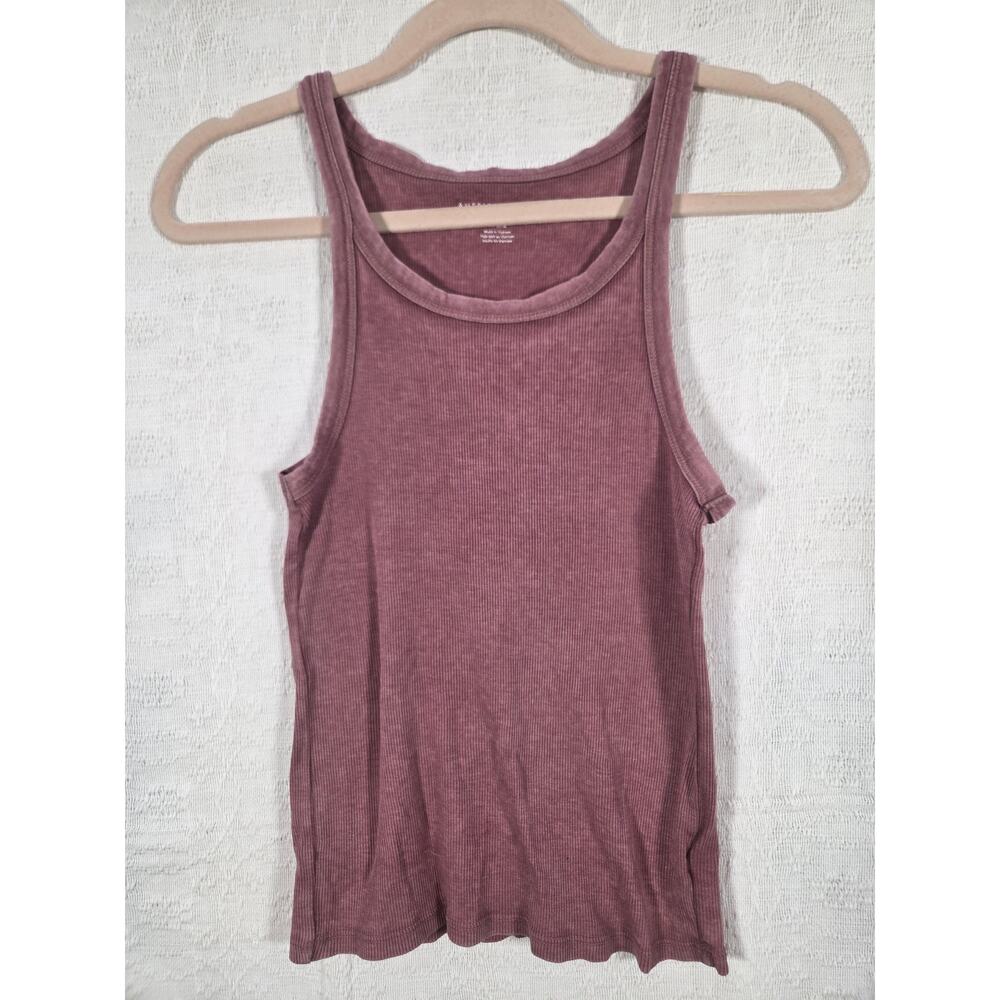 American Eagle Y2K Micro Ribbed Tank‎ Boho Spring Summer Beachwear Size M